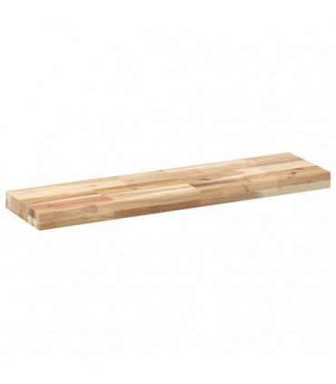 vidaXL Floating Shelf 80x20x4 cm Untreated Solid Wood Acacia