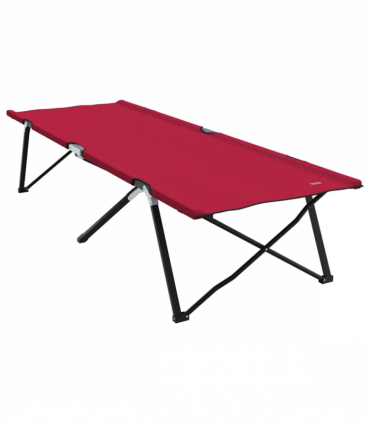 vidaXL Folding Camping Bed Folding Red 206 x 76 x 74 cm Oxford fabric