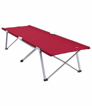 vidaXL Folding Camping Bed Folding Red 62 x 194 x 42 cm Oxford fabric