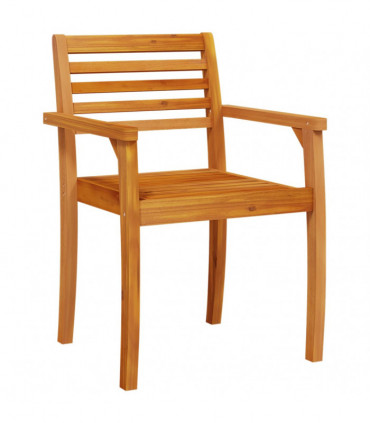 vidaXL Garden Chairs 2 pcs 59x55x85 cm Solid Wood Acacia