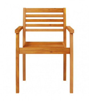 vidaXL Garden Chairs 2 pcs 59x55x85 cm Solid Wood Acacia