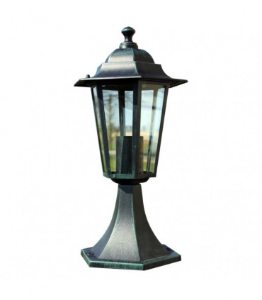 vidaXL Garden Lights 2 pcs Dark Green/Black Aluminium