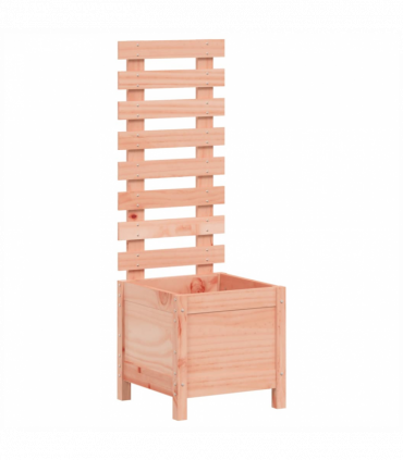 vidaXL Garden Planter with Rack 39x39.5x114 cm Solid Wood Douglas