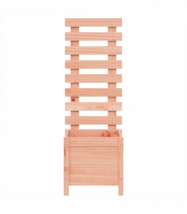vidaXL Garden Planter with Rack 39x39.5x114 cm Solid Wood Douglas
