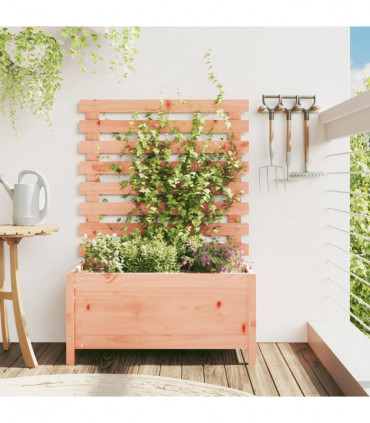 vidaXL Garden Planter with Rack 79x39.5x114 cm Solid Wood Douglas