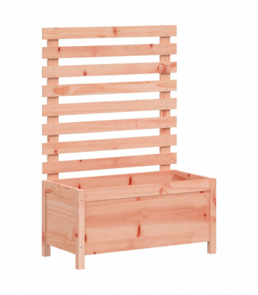 vidaXL Garden Planter with Rack 79x39.5x114 cm Solid Wood Douglas