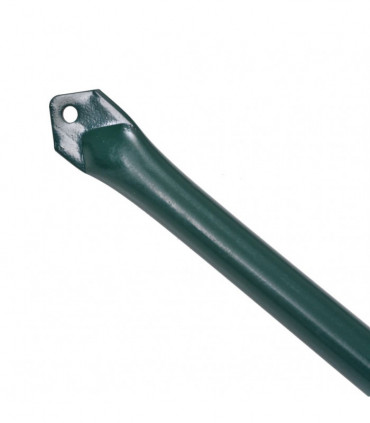 vidaXL Garden Posts 10 pcs 1 m Metal Green