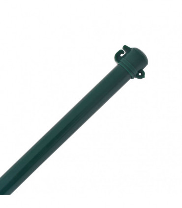vidaXL Garden Posts 10 pcs 1 m Metal Green
