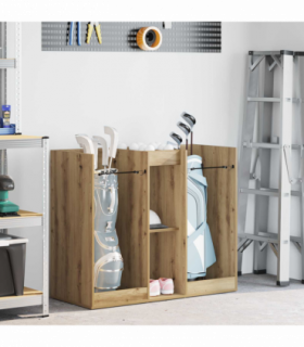 vidaXL Golf Cabinet Plain Artisan Oak 102 x 45 x 85.5 cm
