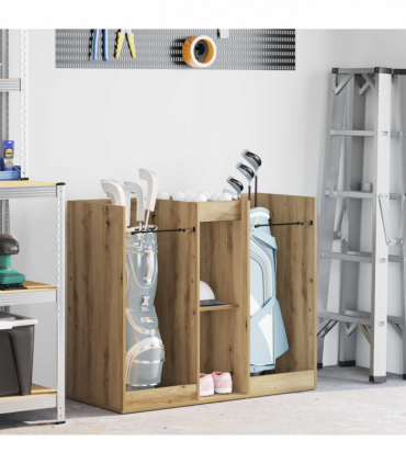 vidaXL Golf Cabinet Plain Artisan Oak 102 x 45 x 85.5 cm