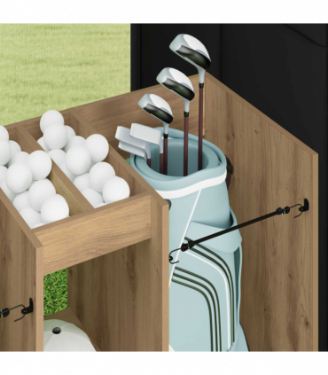 vidaXL Golf Cabinet Plain Artisan Oak 102 x 45 x 85.5 cm