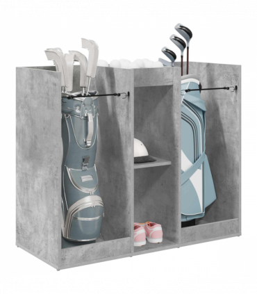 vidaXL Golf Cabinet Plain Concrete Grey 102 x 45 x 85.5 cm
