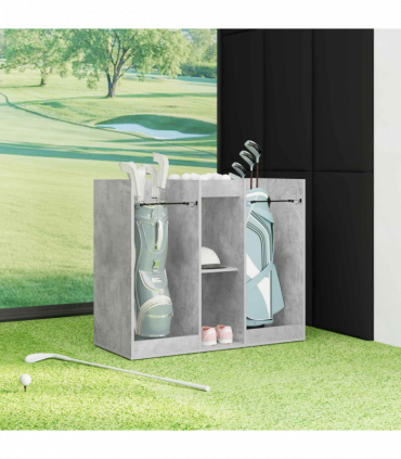 vidaXL Golf Cabinet Plain Concrete Grey 102 x 45 x 85.5 cm