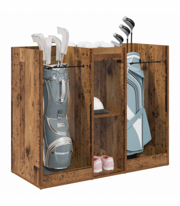 vidaXL Golf Cabinet Plain Old Wood 102 x 45 x 85.5 cm