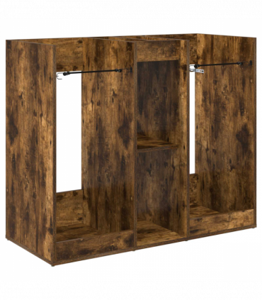 vidaXL Golf Cabinet Plain Smoked Oak 102 x 45 x 85.5 cm