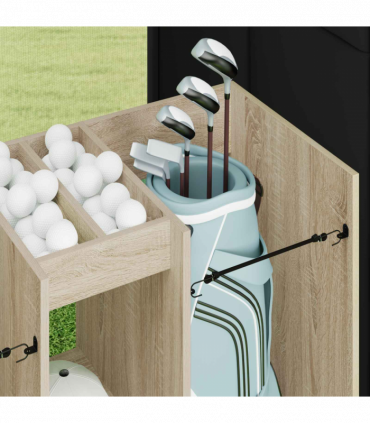 vidaXL Golf Cabinet Plain Sonoma Oak 102 x 45 x 85.5 cm