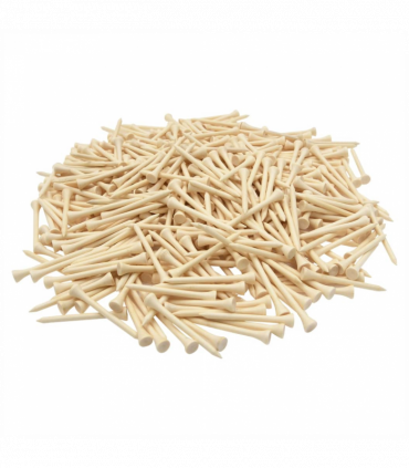 vidaXL Golf Tees 1000 pcs 83 mm Bamboo