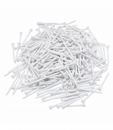 vidaXL Golf Tees 1000 pcs White 83 mm Bamboo