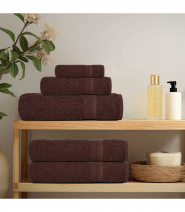 vidaXL Guest Towels 10 pcs Brown 30x50 cm 360 gsm 100% Cotton