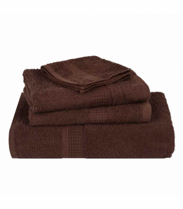 vidaXL Guest Towels 10 pcs Brown 30x50 cm 360 gsm 100% Cotton