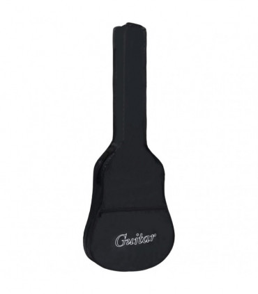 vidaXL Guitar Bag for 4/4 Classical Guitar Black 100x37 cm Fabric