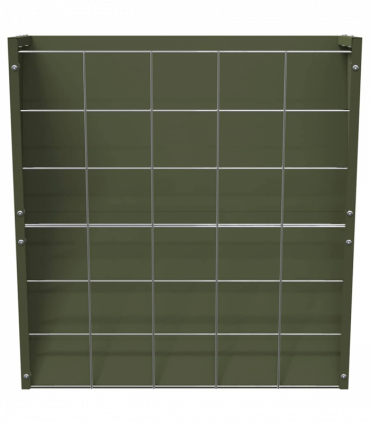 vidaXL Hanging Hay Feeder Olive Green 61 x 33 x 66 cm