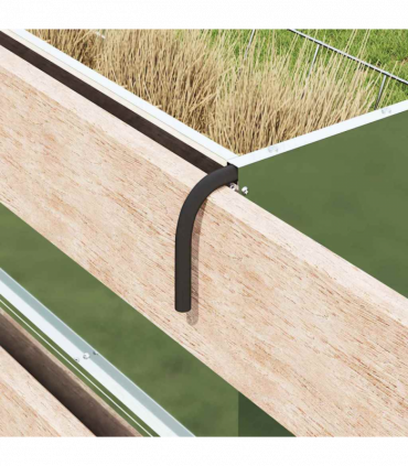 vidaXL Hanging Hay Feeder Silver 61 x 33 x 66 cm Galvanised Steel