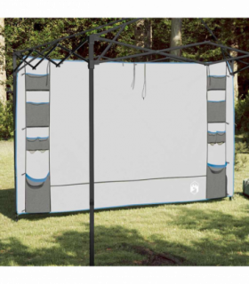 vidaXL Hanging Tent Organiser with Storage Grey 320 x 182 cm