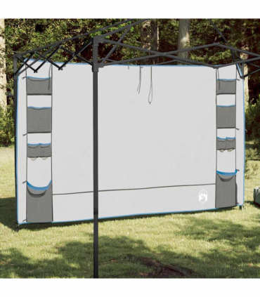 vidaXL Hanging Tent Organiser with Storage Grey 320 x 182 cm