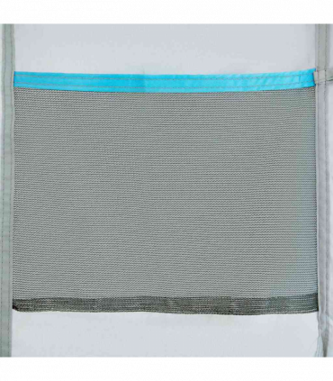 vidaXL Hanging Tent Organiser with Storage Grey 320 x 182 cm