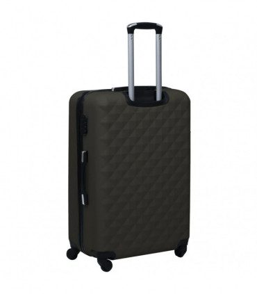 vidaXL Hardcase Trolley Set 3 pcs Anthracite ABS