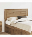 vidaXL Headboard with Headboard Artisan Oak 120 cm Engineered Wood