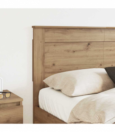 vidaXL Headboard with Headboard Artisan Oak 120 cm Engineered Wood