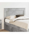 vidaXL Headboard with Headboard Concrete Grey 120 cm Engineered Wood