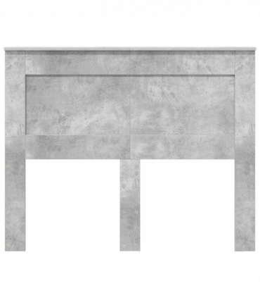 vidaXL Headboard with Headboard Concrete Grey 120 cm Engineered Wood