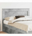vidaXL Headboard with Headboard Concrete Grey 160 cm Engineered Wood