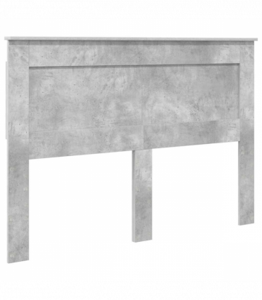 vidaXL Headboard with Headboard Concrete Grey 160 cm Engineered Wood