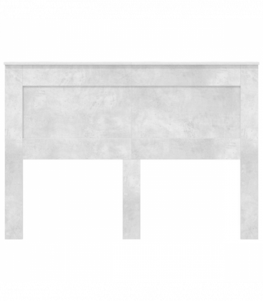 vidaXL Headboard with Headboard Concrete Grey 160 cm Engineered Wood