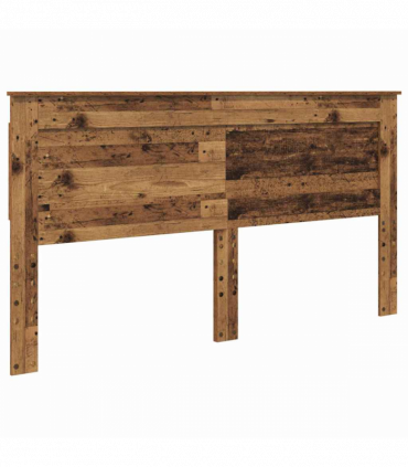 vidaXL Headboard with Headboard Old Wood 180 cm Engineered Wood