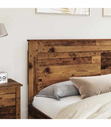 vidaXL Headboard with Headboard Old Wood 180 cm Engineered Wood