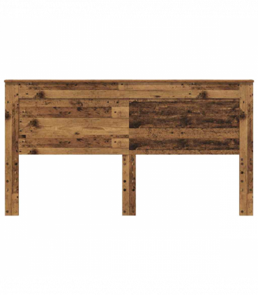 vidaXL Headboard with Headboard Old Wood 180 cm Engineered Wood