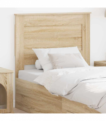 vidaXL Headboard with Headboard Sonoma Oak 80 cm Engineered Wood