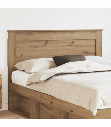 vidaXL Headboard with Headboard White 140 cm Engineered Wood