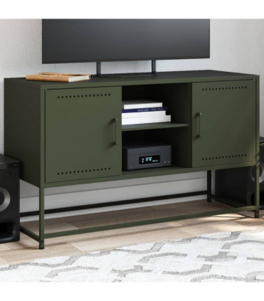 vidaXL Highboard White 36x39x107 cm Steel