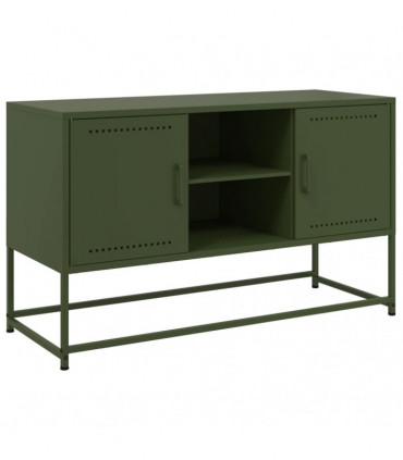 vidaXL Highboard White 36x39x107 cm Steel