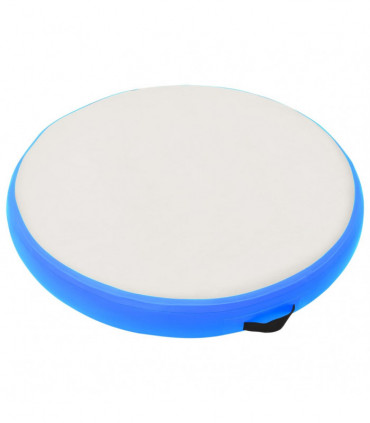 vidaXL Inflatable Gymnastic Mat with Pump 100x100x10 cm PVC Blue