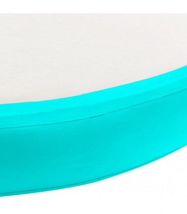 vidaXL Inflatable Gymnastic Mat with Pump 100x100x10 cm PVC Green