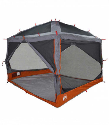 vidaXL Inner Tent with Roof Grey and Orange 300 x 300x 250 cm