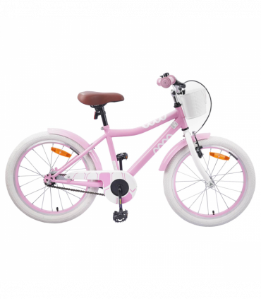 vidaXL Kids Bike 20'' for 6-11 Years Old Light Pink