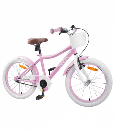 vidaXL Kids Bike 20'' for 6-11 Years Old Light Pink